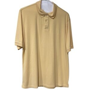 Joseph A Banks medium yellow/gold golf polo